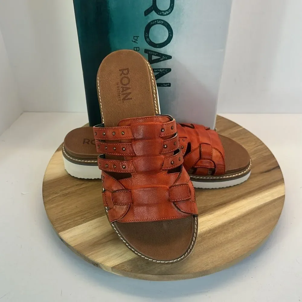 BED STU ROAN Pine Monarch Hd Tml Slide Sandals Shoes New Women's 11 BED/STU